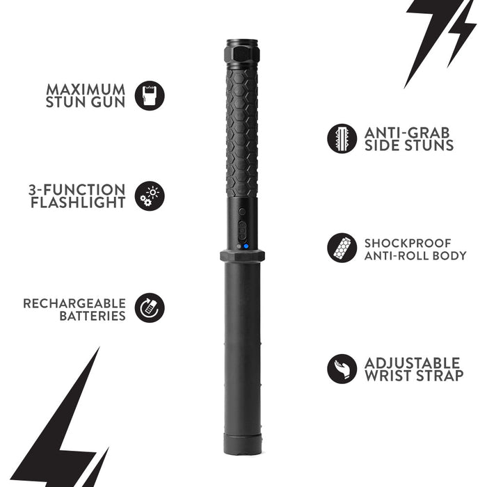 flashlight stun gun with features
