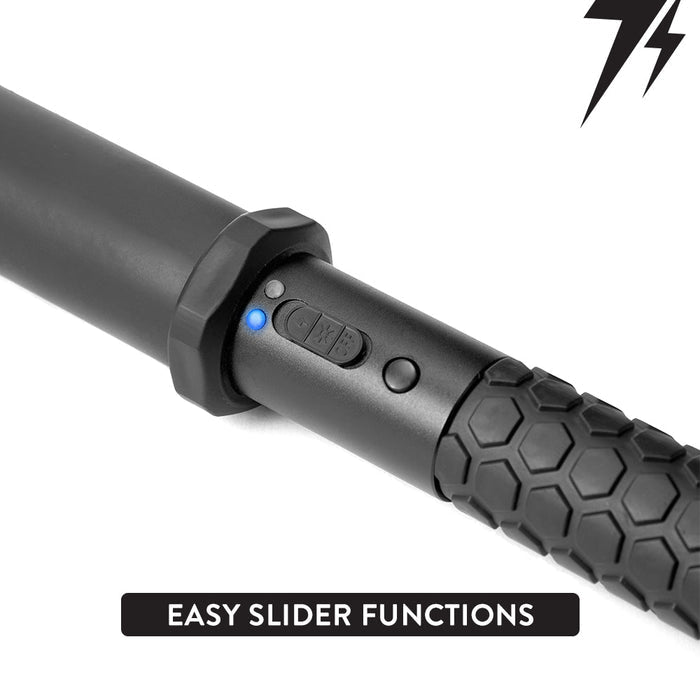 flashlight stun gun power switch
