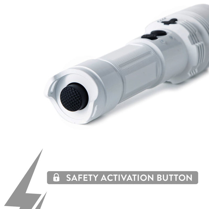 LightSafer - Stun Gun Flashlight 400 Lumens with Charging Indicator - Stun Gun
