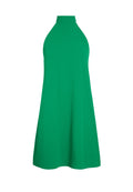 SUSANNA MOCK NECK MINI DRESS - EMERALD