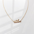 Taken Script Necklace