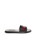 TATUMN GOOD VIBES SLIDES - BLACK/MULTI