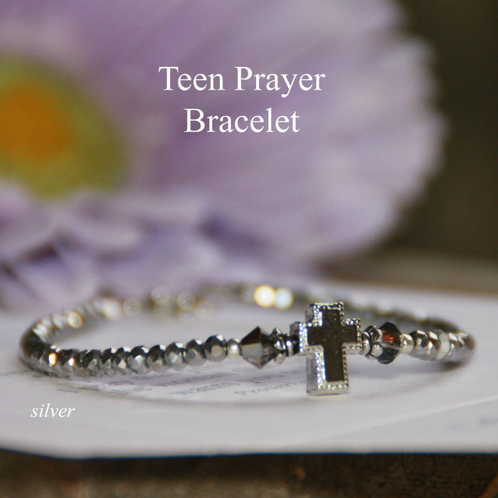 Teen Prayer Bracelet Silver TN-5