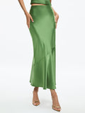 TERESE SLIP SKIRT - AVOCADO