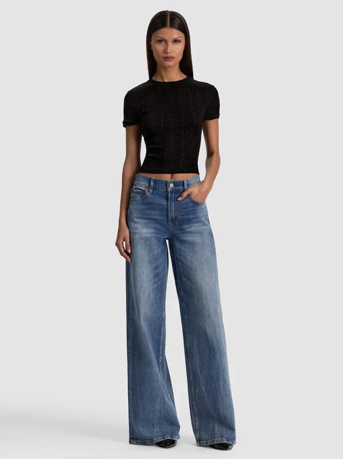 TESS TEE - BLACK