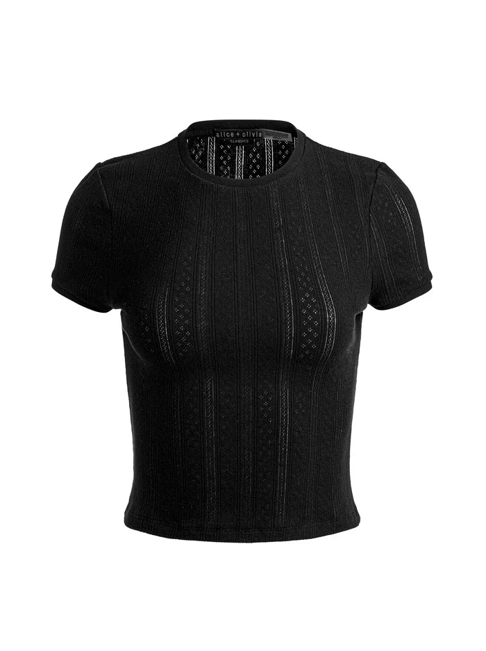 TESS TEE - BLACK
