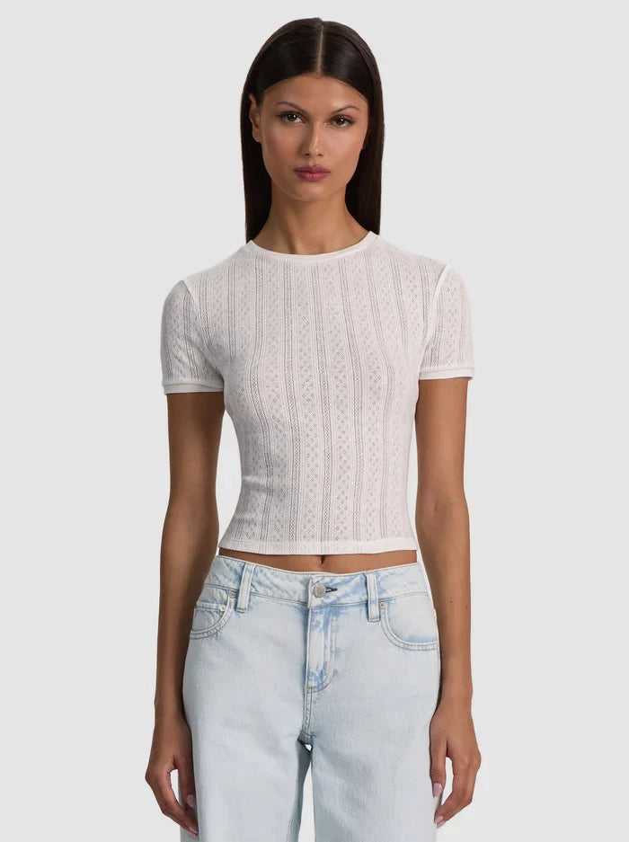 TESS TEE - OFF WHITE