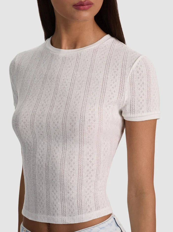 TESS TEE - OFF WHITE