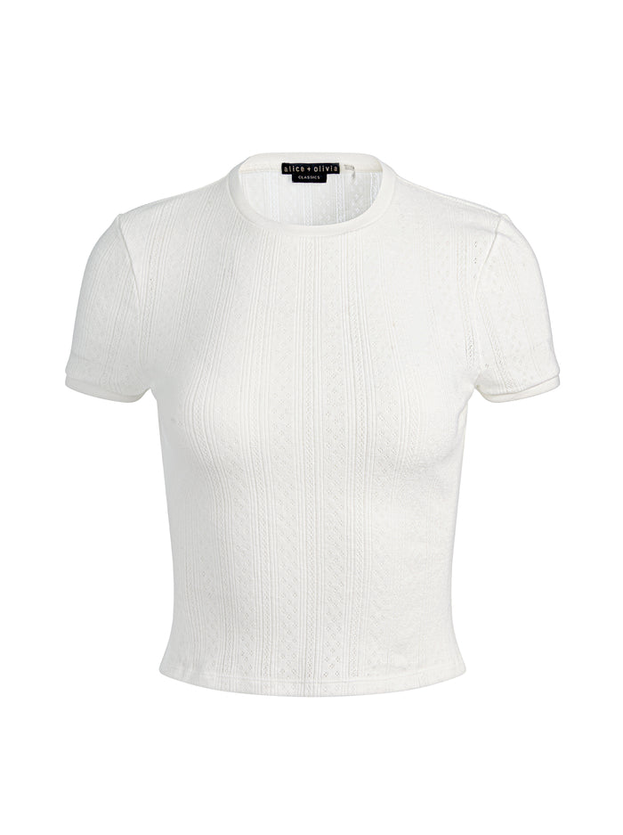 TESS TEE - OFF WHITE