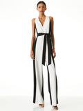 TESSA V-NECK WIDE LEG JUMPSUIT
