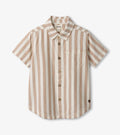 Thatched Striped Button Down