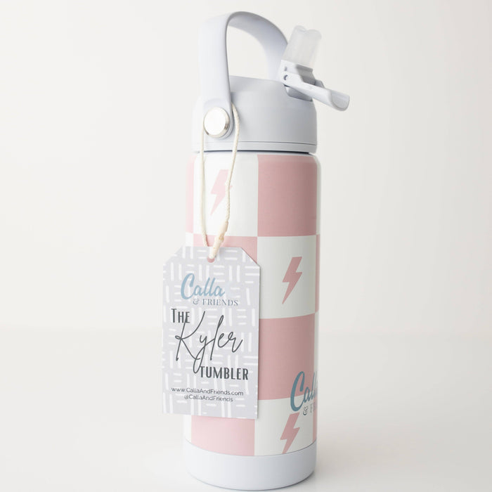 The Kyler Tumbler - Checkered Bolts