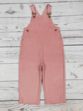 Toddler Kids Pink Corduroy Overalls