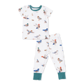Toddler Short Sleeve Pajama Set- Duck