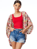 TRACY REVERSIBLE COCOON KIMONO - VINTAGE MARKET LG