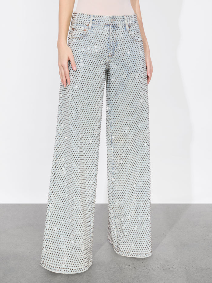 TRISH EMBELLISHED JEAN - SIERRA LIGHT BLUE