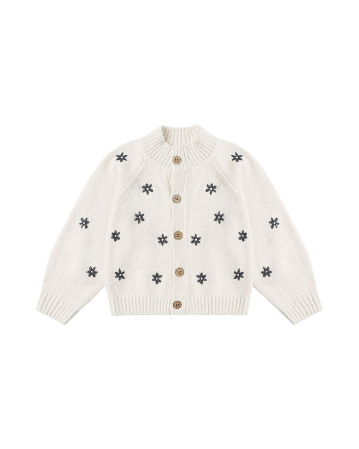 Tulip Cardigan- Midnight Daisy
