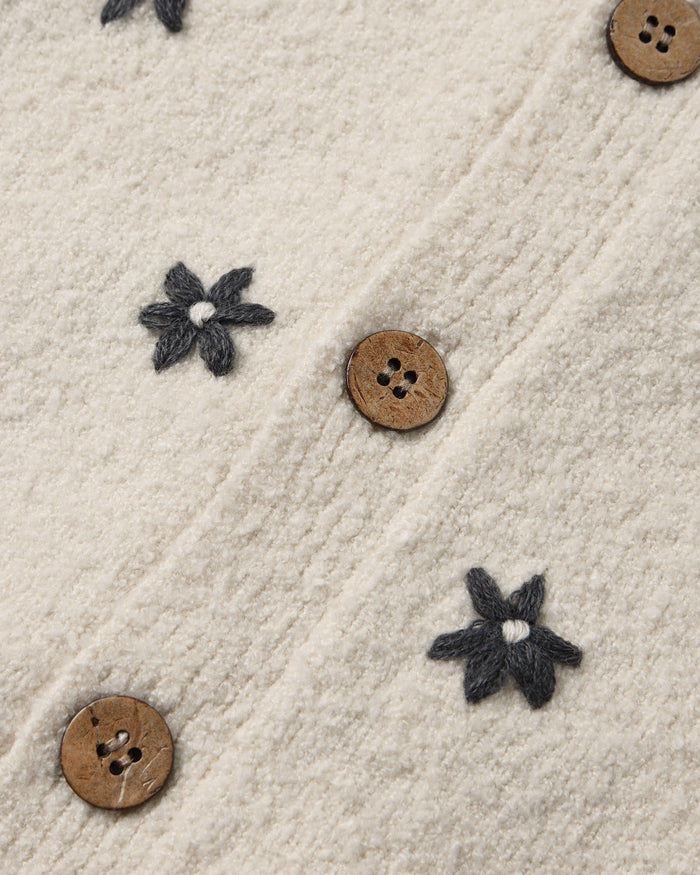 Tulip Cardigan- Midnight Daisy