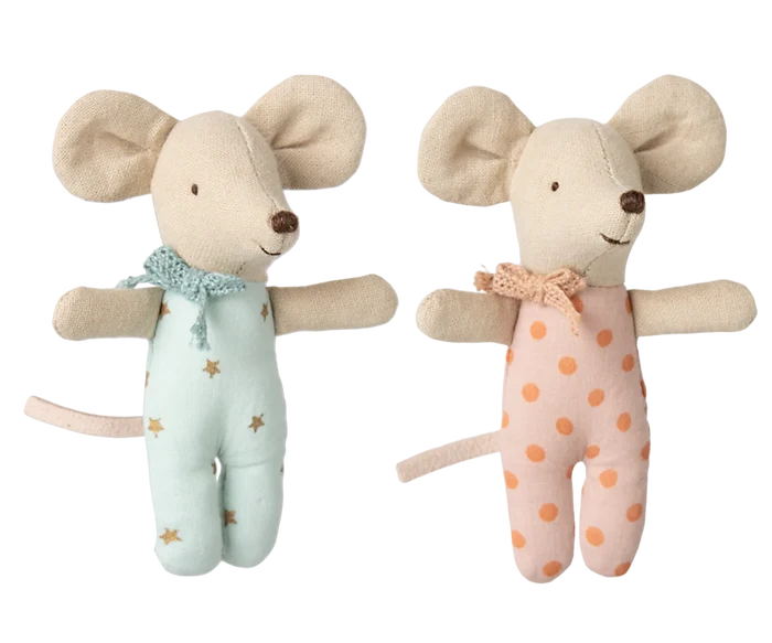 Twins, Baby Mice in Matchbox