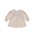 V Smocked Dress- Rustic Plaid