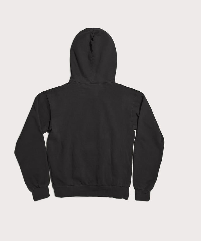 Varsity Logo Hoodie in Onyx, 3X