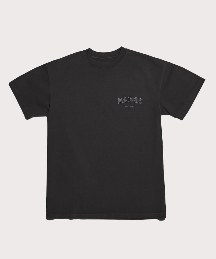 Varsity Logo T-shirt in Onyx, Small