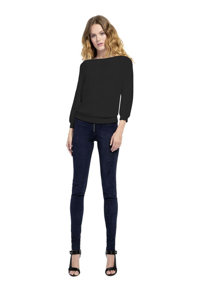 VICKA OFF THE SHLDR SWTR - BLACK