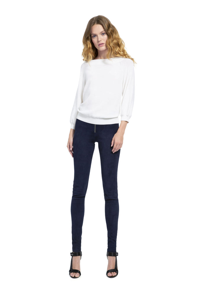 VICKA OFF THE SHLDR SWTR - SOFT WHITE
