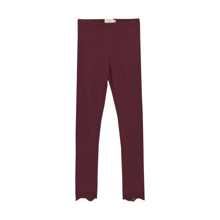Vineyard Wine Ribbed Legging