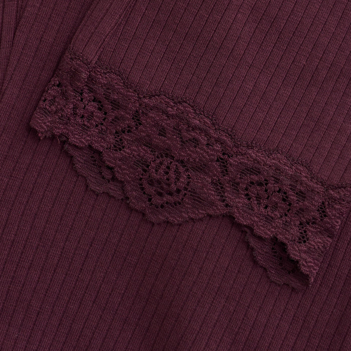 Vineyard Wine Ribbed Legging