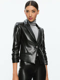 VINNIE VEGAN BLAZER - BLACK