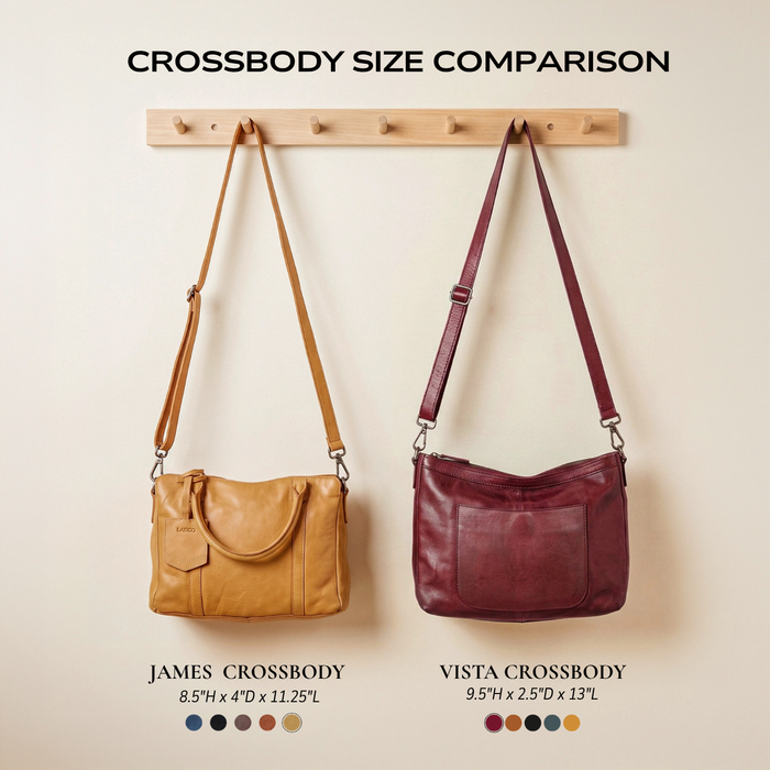 Vista Leather Crossbody Bag