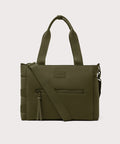 Dagne Dover large Wade Diaper Tote in dark green.
