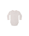 Waffle Long Sleeve Bodysuit Lilac Mist