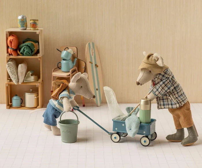 Wagon, Mouse- Blue