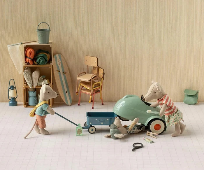 Wagon, Mouse- Blue