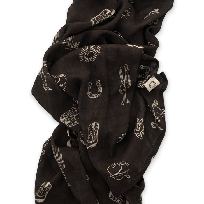 Western Muslin Swaddle Blanket