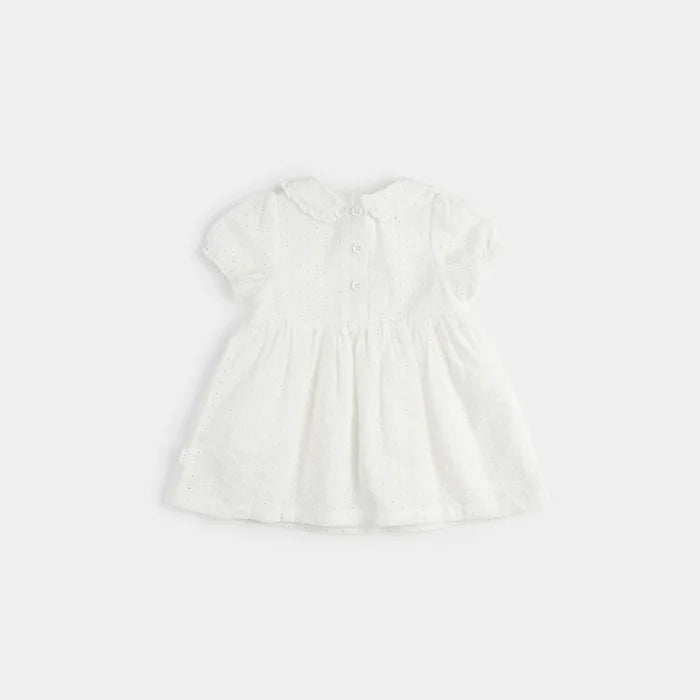 White 3pc Set - Dress, Tights, & Headband