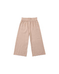 Wide Leg Pant- Fawn Gingham