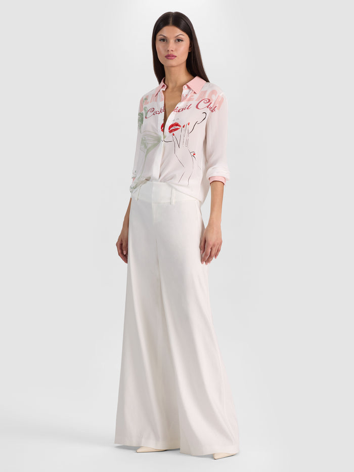 WILLA SILK BLOUSE - COCKTAIL CLUB
