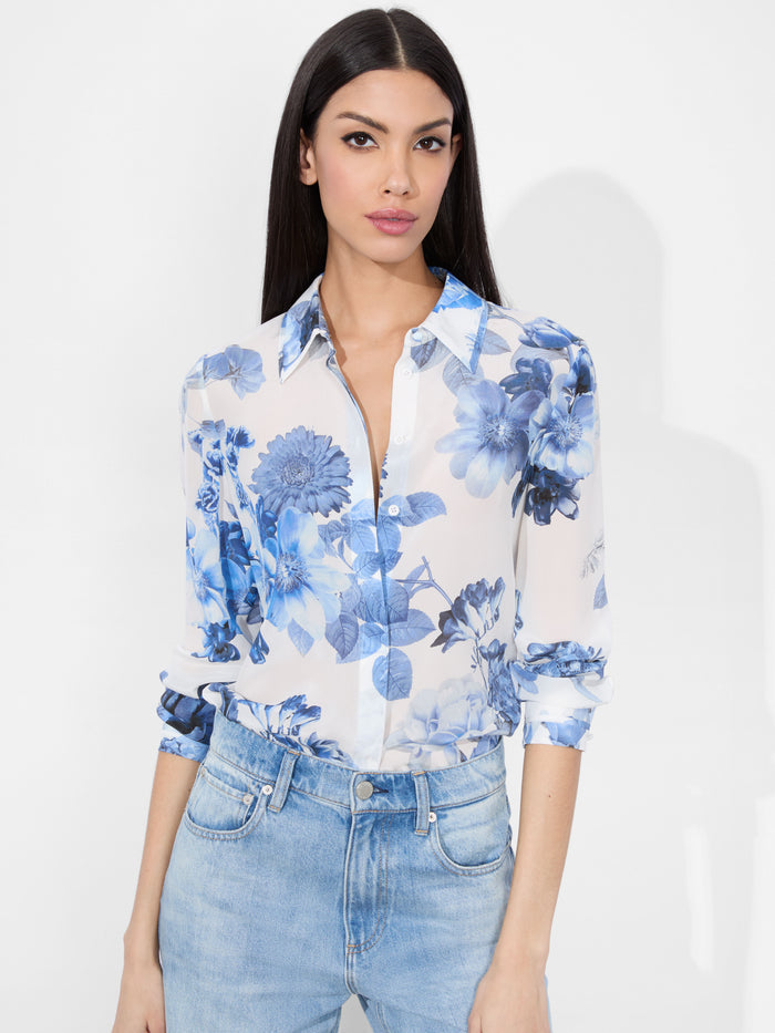 WILLA SILK BLOUSE - AFFECTION SMALL