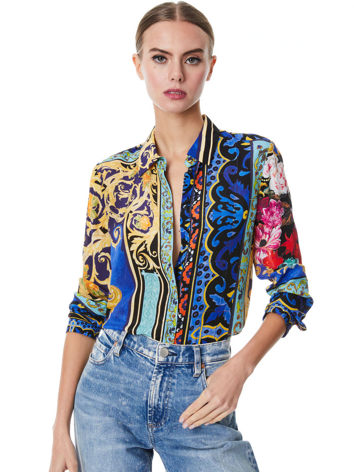 WILLA SILK BLOUSE - PERFECT DAY