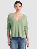 WILLIAMS CASHMERE PULLOVER - SAGE