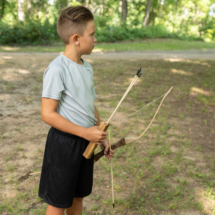 Wooden Bow w/ Quiver