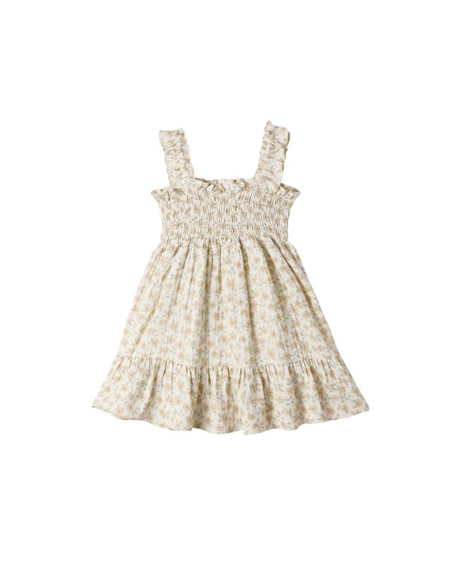 Yellow Floral Sutton Dress