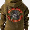YOUTH FLEECE HOODIE - DUCK DOWN - HUNTER GREEN