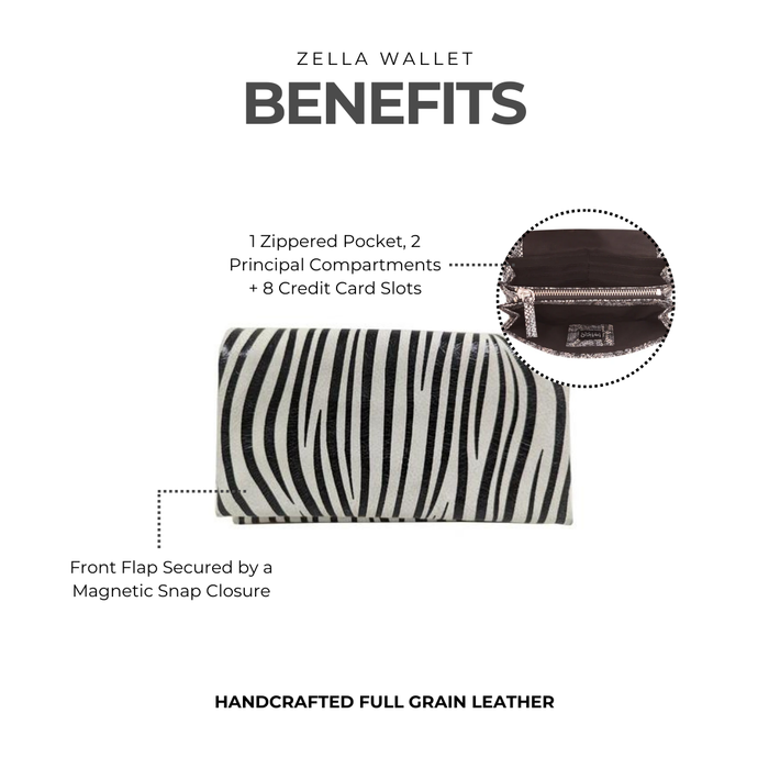 Zella Leather Wallet - Latico Leathers