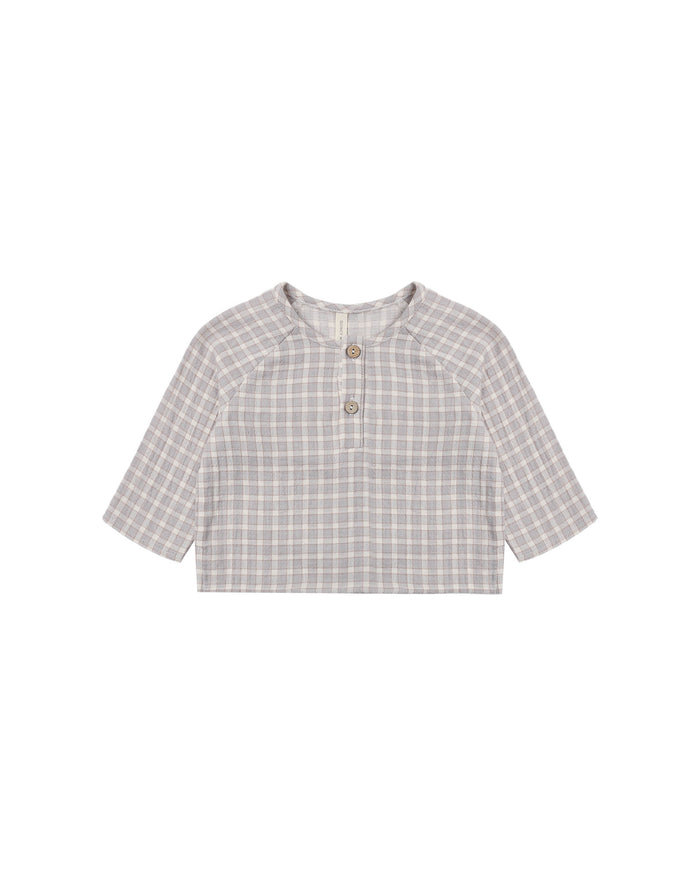 Zion Shirt- Blue Gingham