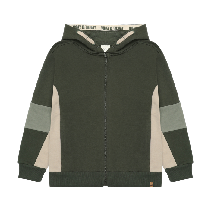 Zip-up Sweatshirt- Beetle