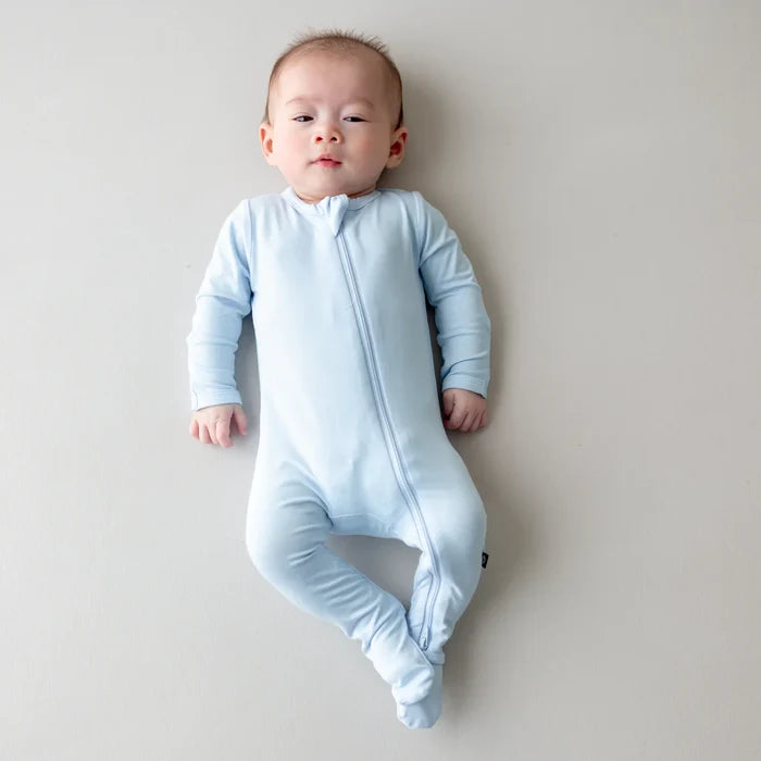 Zippered Footie- Breeze